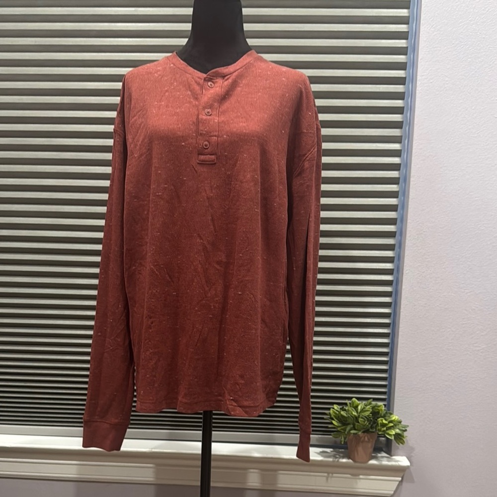 Aeropostale Brown Long Sleeve Tee